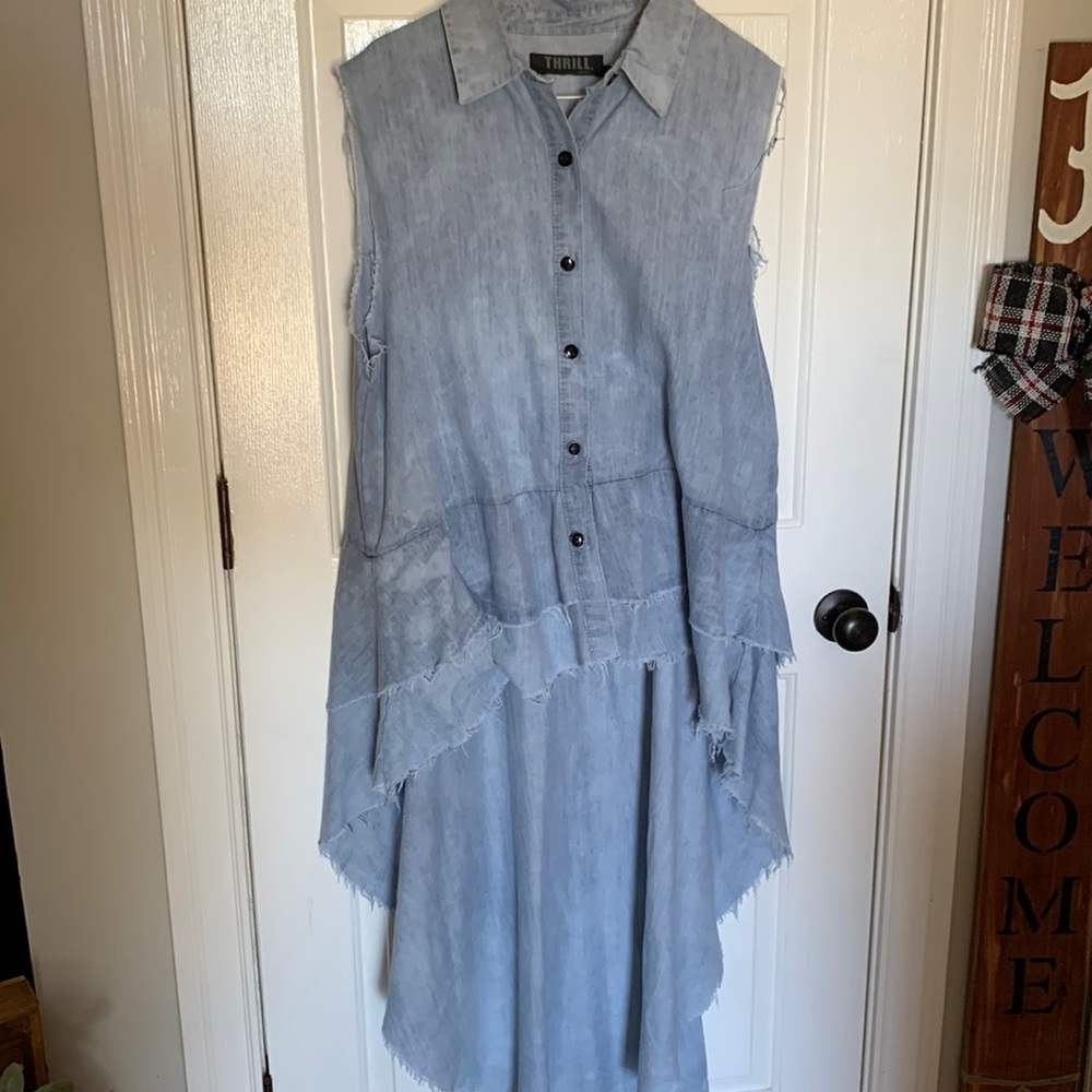 Jean colored tunic size 2XL
